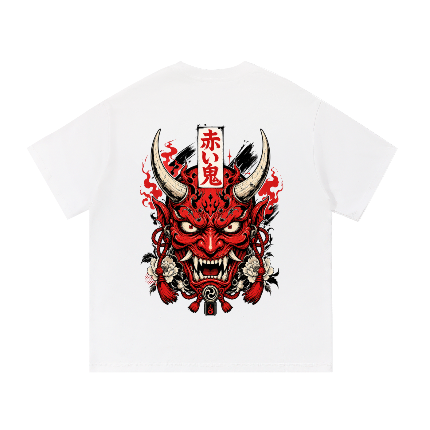 streetwear,oni,japanese,demon,mask,graphic,urban,tshirt,alternative,manga,apparel