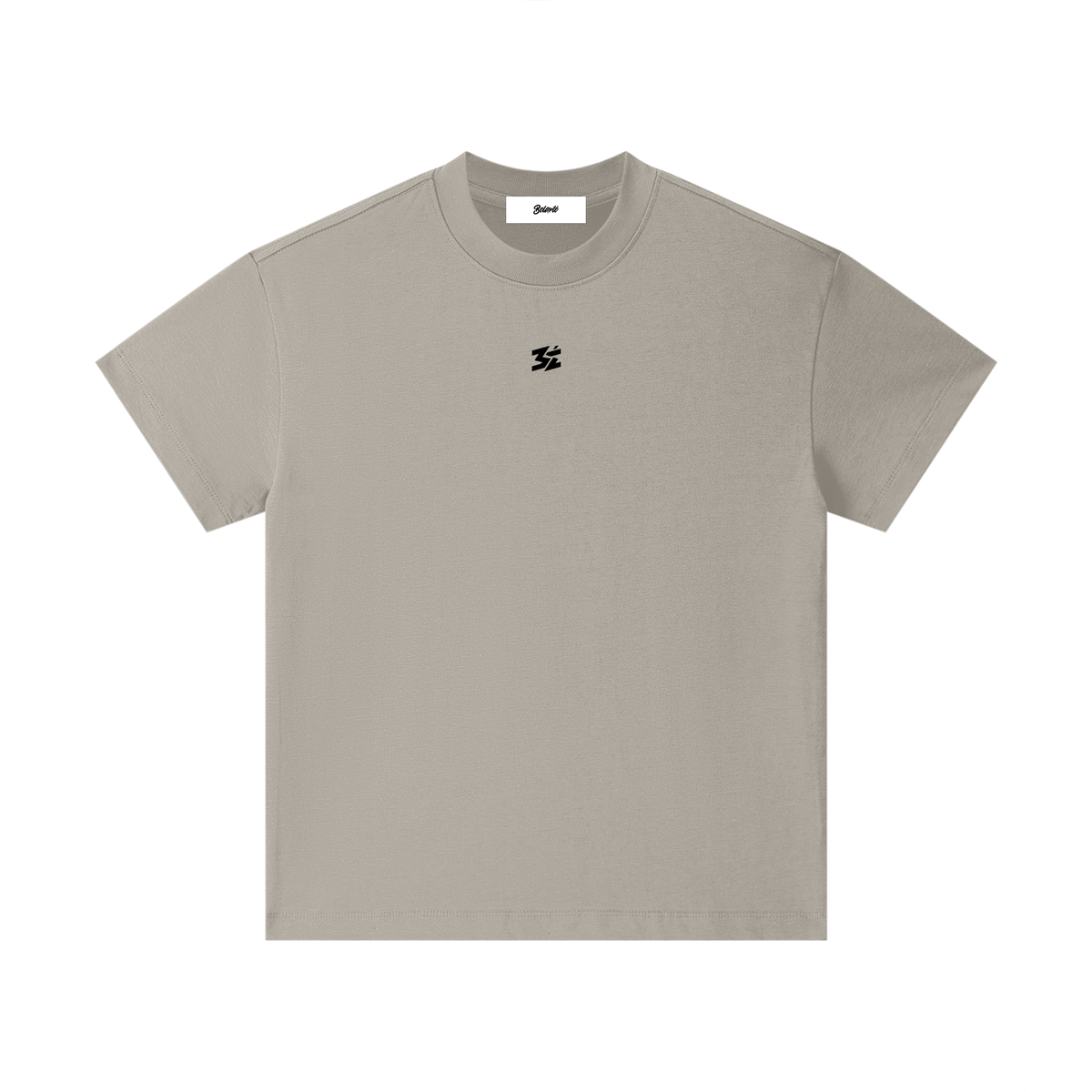 Belarté Kids Japanese Cat Gaming Graphic T-Shirt — back graphic in Gray Camel
