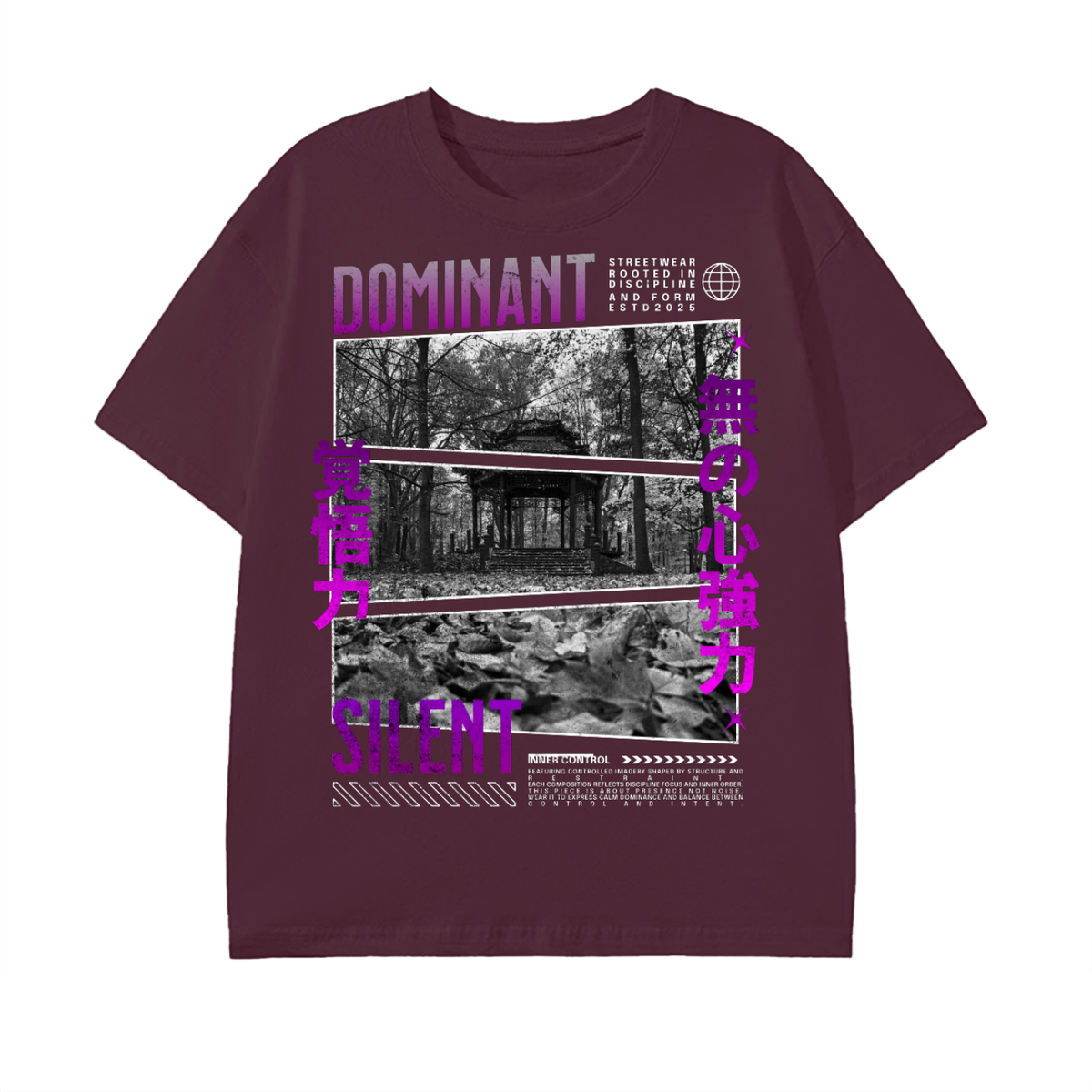 Dominant Silent Graphic T-Shirt - Belarté