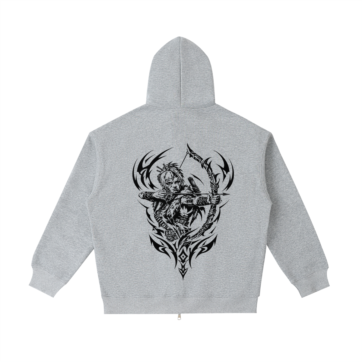 belarteshop,hoodie,zpihoodie,streetwear,archer,tribal,grey,monochrome