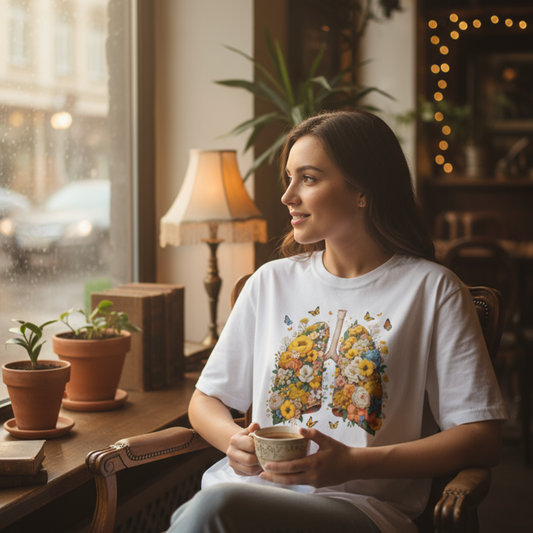 Blooming Lungs Botanical T-Shirt