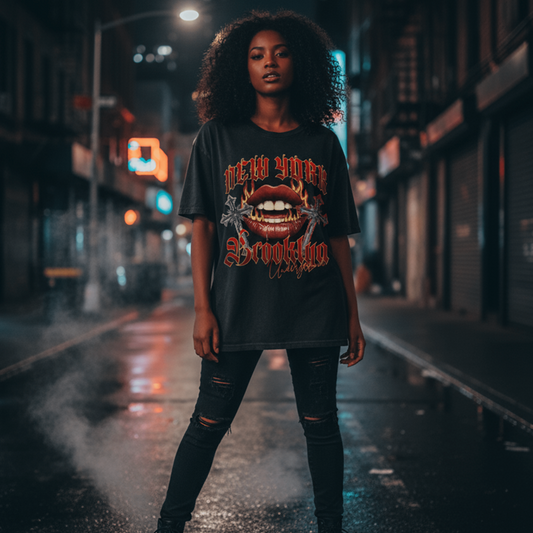 Brooklyn Inferno Lips T-Shirt