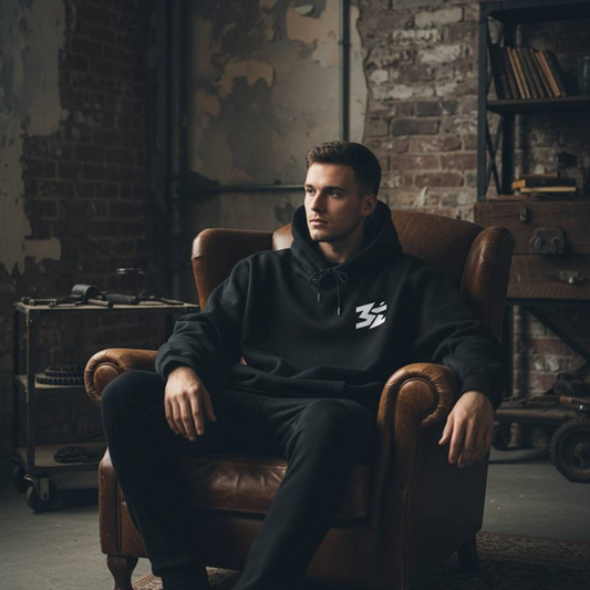 Belarté White Minimal Logo - Hoodie