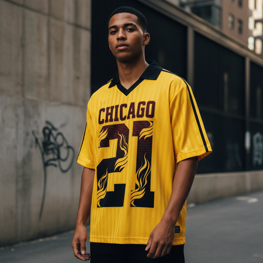 Chicago 21 Flames Jersey