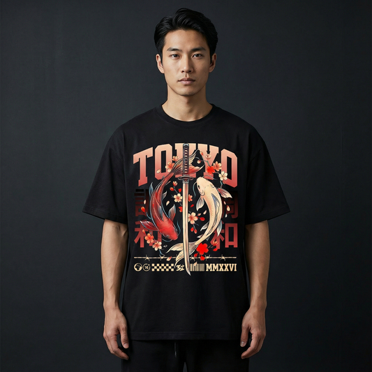 Tokyo Koi Samurai T-Shirt
