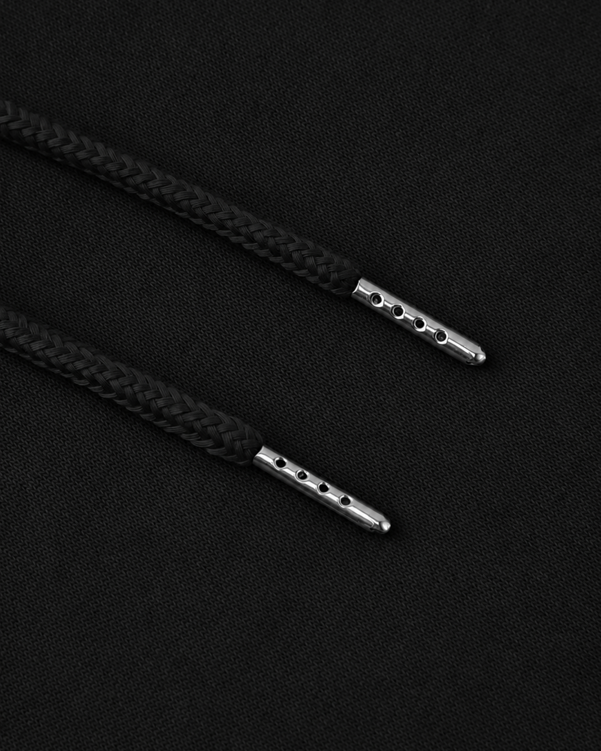 Belarté black hoodie - sleeve and cuff detail