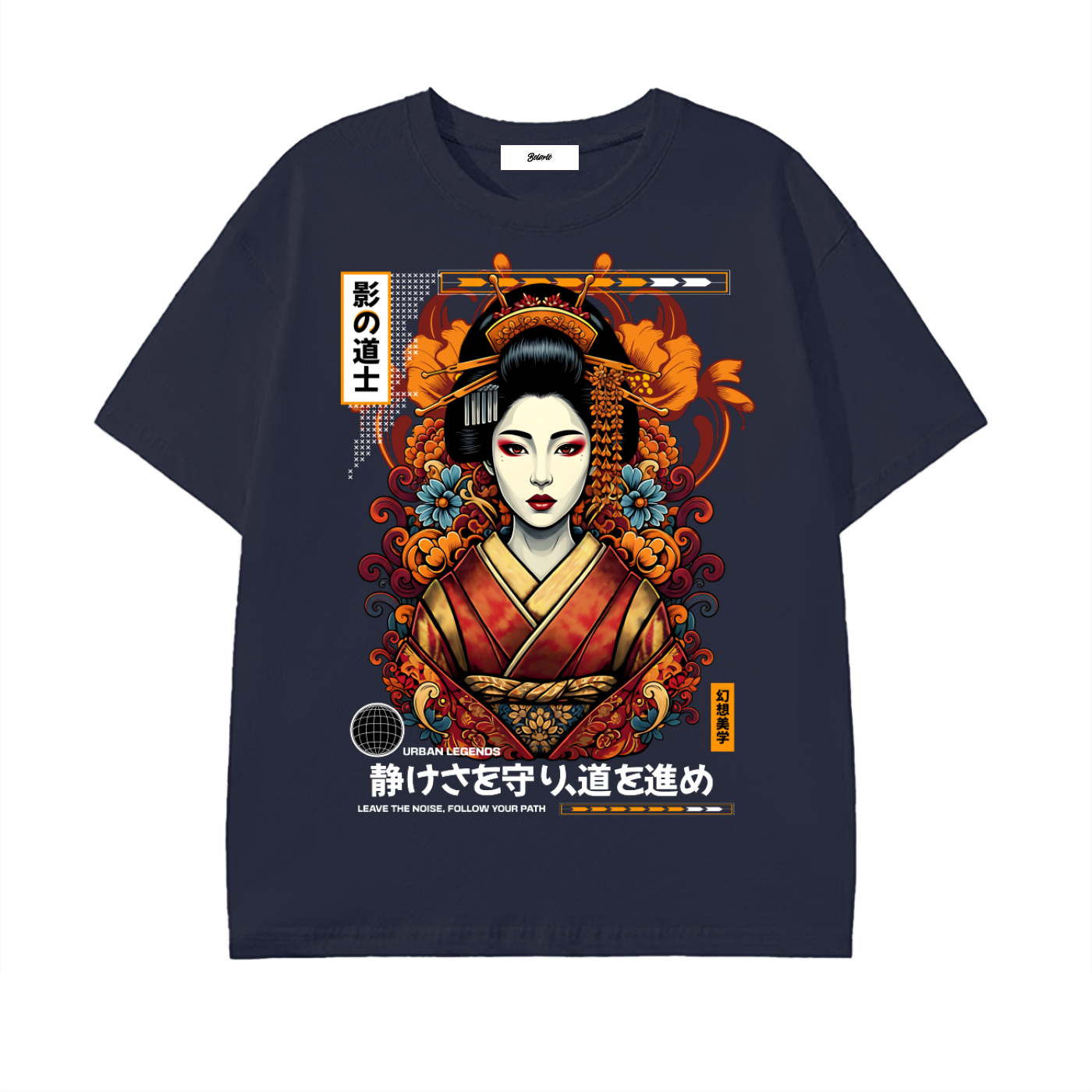 japanese streetwear,geisha art shirt,japanese art clothing,streetwear graphic shirt,urban art apparel,japanese culture fashion,dark art streetwear,asian inspired clothing,graphic street fashion,artistic streetwear shirt
