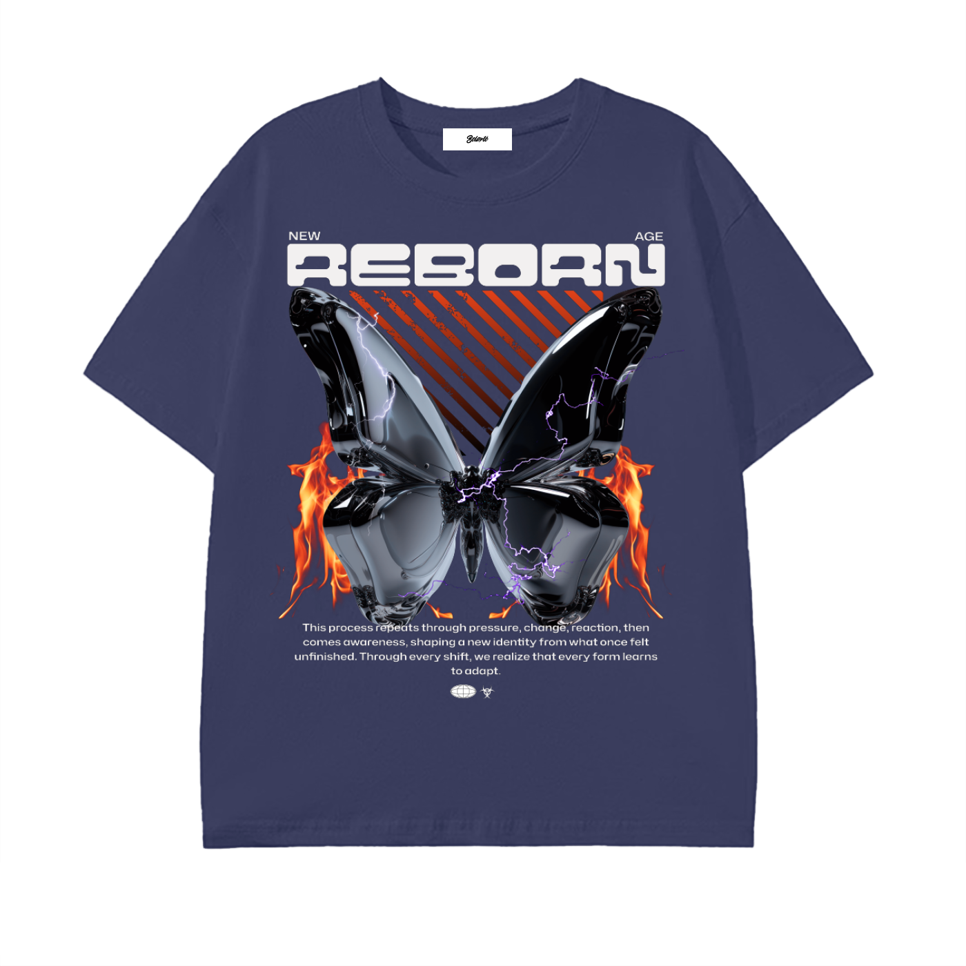 Reborn Butterfly Graphic T-Shirt - Belarté