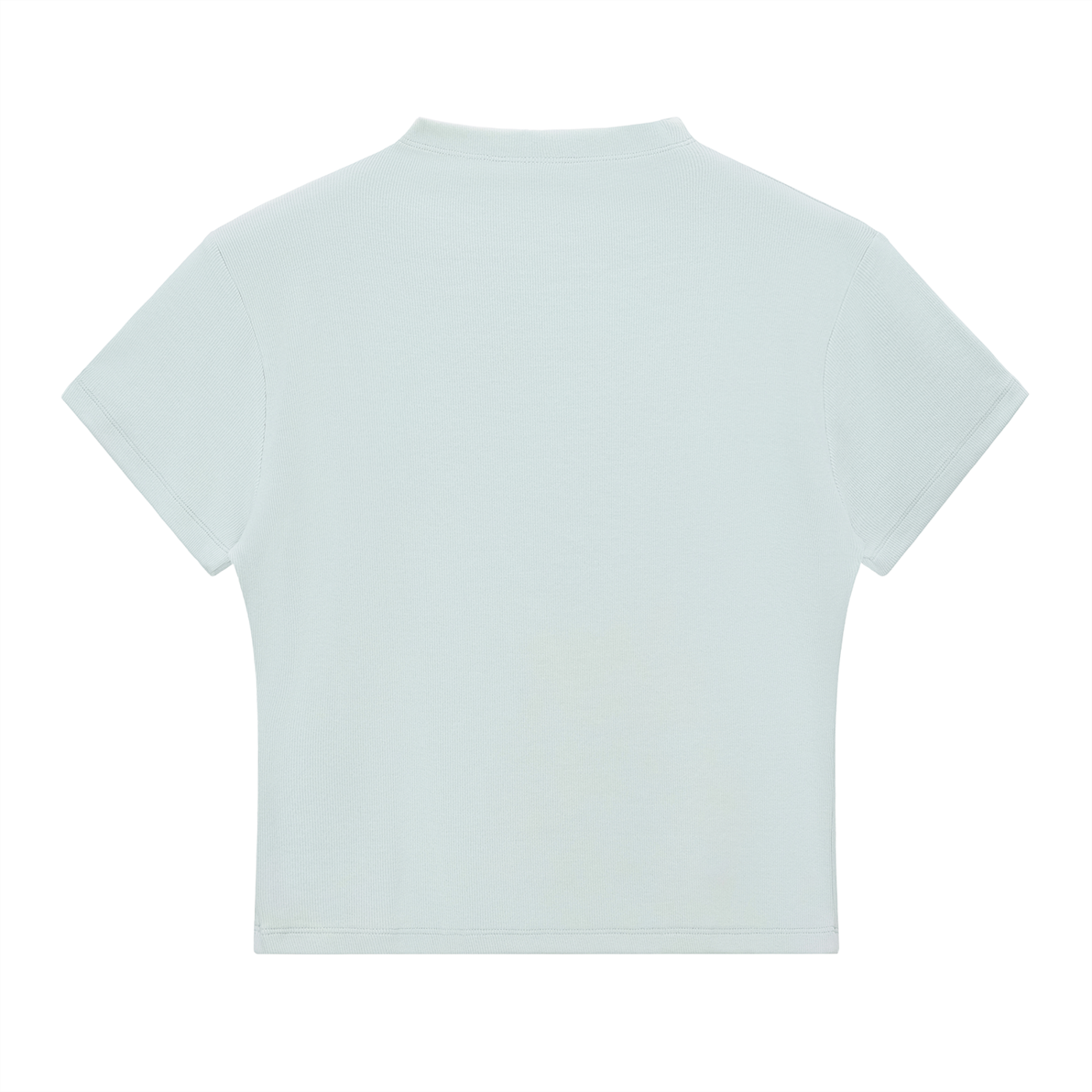 Womens Slim Fit Mock Neck Crop T Shirt - Belarté