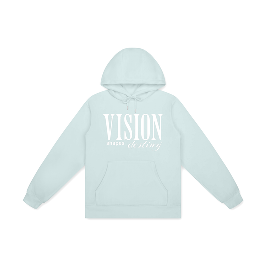 vision hoodie,streetwear hoodie,minimalist hoodie,motivational clothing,graphic hoodie,urban fashion hoodie,modern streetwear,inspirational apparel,hoodie design,typography hoodie
