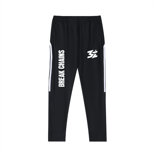 Black Side Stripe Joggers - Belarté