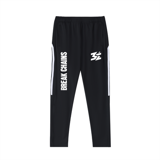 black side stripe joggers,black joggers,side stripe pants,athletic joggers,running pants,unisex sweatpants,gym pants men,lightweight joggers,streetwear pants,elastic waist joggers