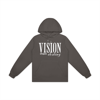 vision hoodie,streetwear hoodie,minimalist hoodie,motivational clothing,graphic hoodie,urban fashion hoodie,modern streetwear,inspirational apparel,hoodie design,typography hoodie