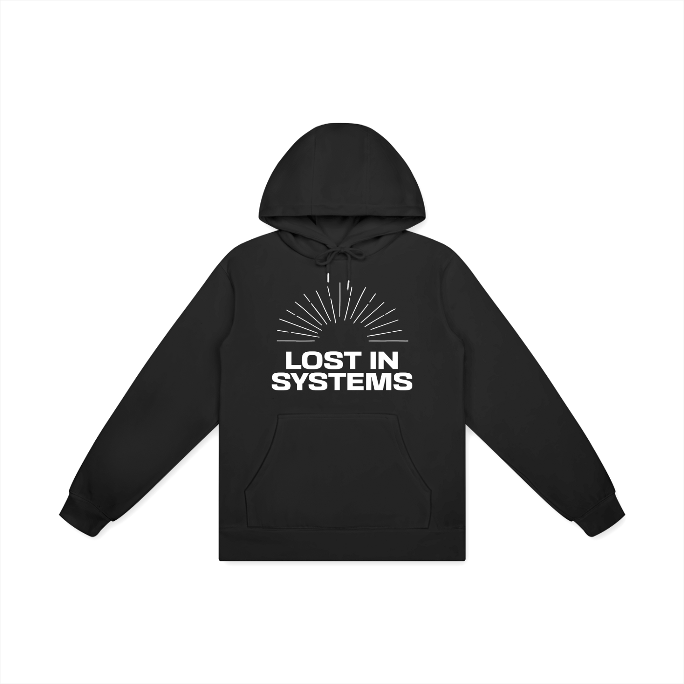 Lost In Systems Black Hoodie - Belarté