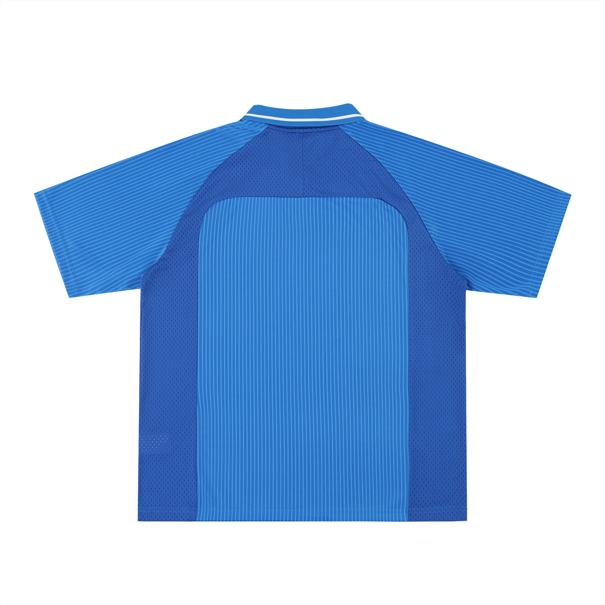 Gestreiftes Belarté London Fußballtrikot — blau, Rückseite ohne Aufdruck