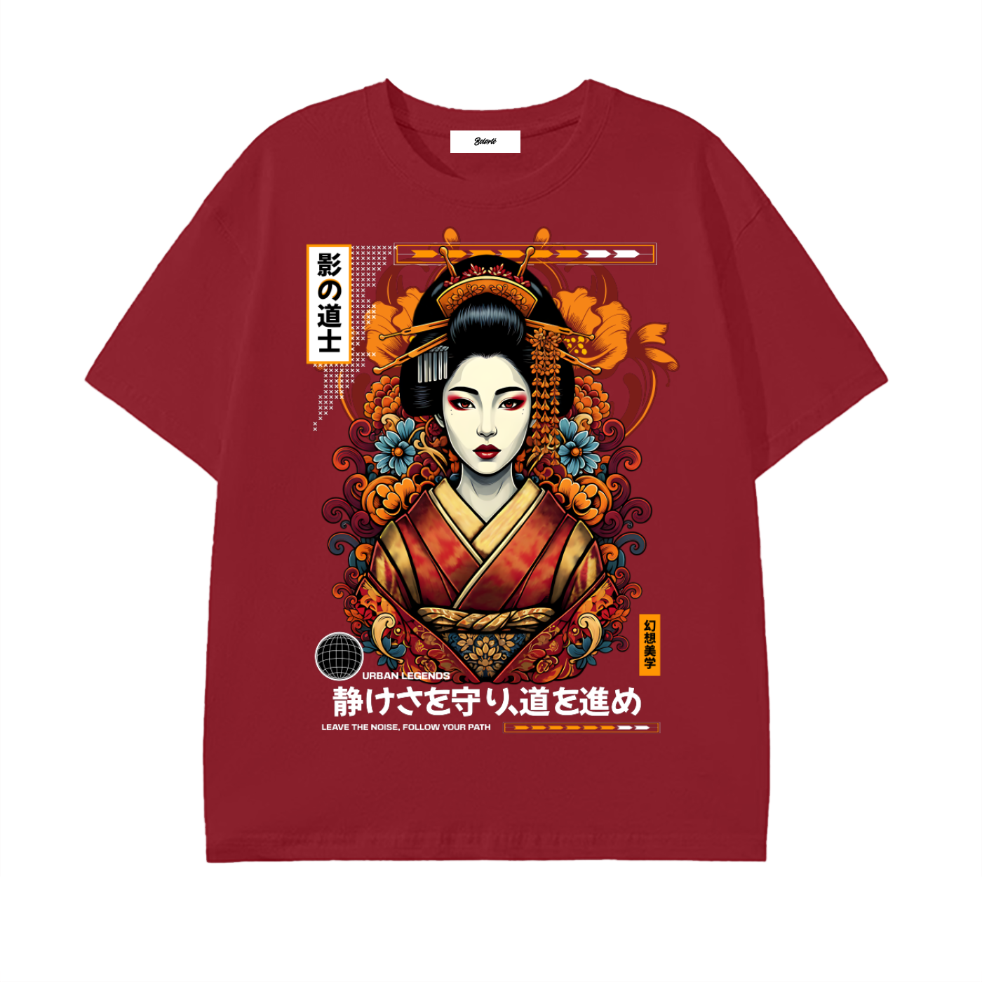japanese streetwear,geisha art shirt,japanese art clothing,streetwear graphic shirt,urban art apparel,japanese culture fashion,dark art streetwear,asian inspired clothing,graphic street fashion,artistic streetwear shirt