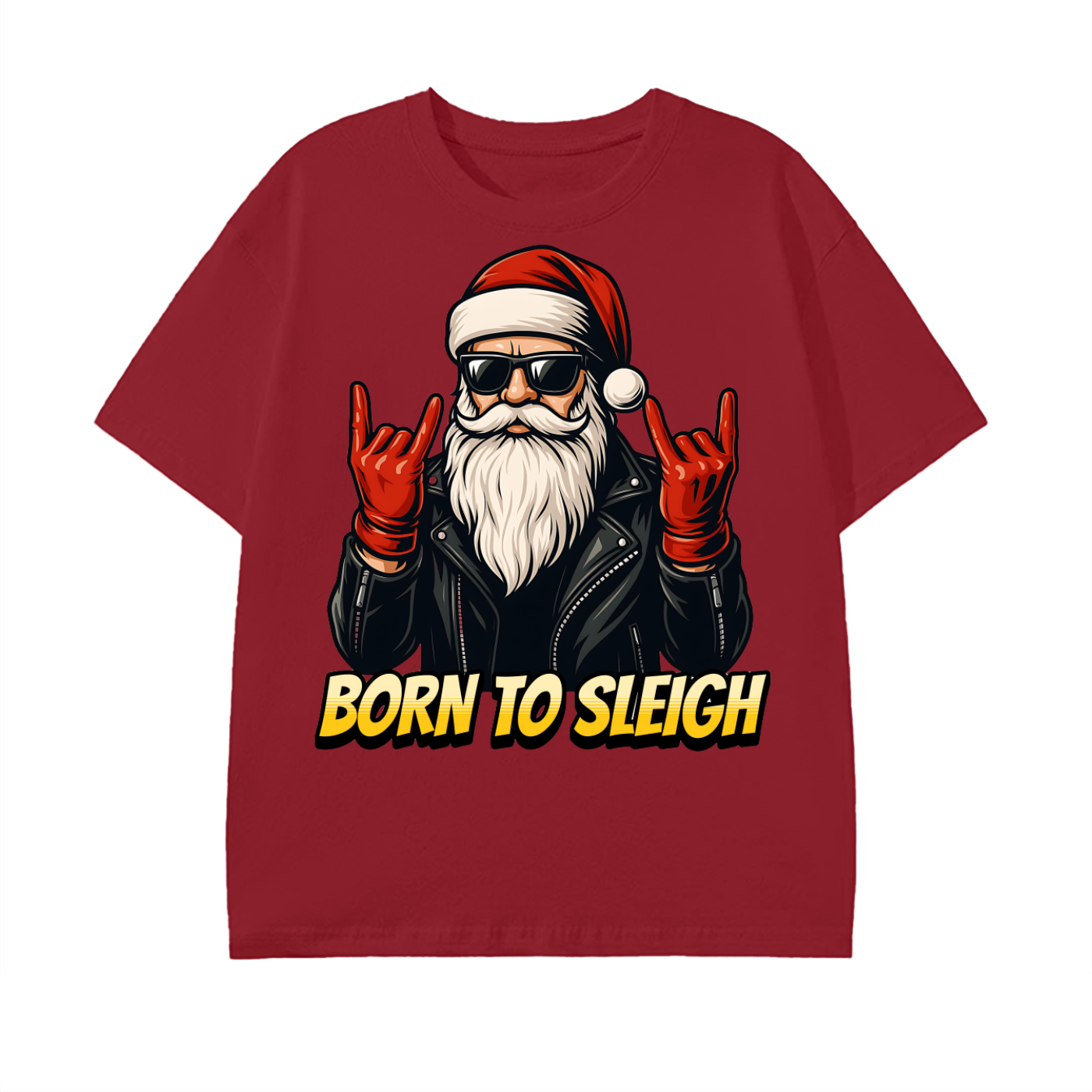 santa claus,christmas, rock,metal,funny christmas,santa,holiday humor,rock and roll,christmas party,cool santa,santa vibes