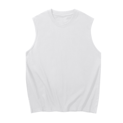 white tank top,mens tank top,sleeveless tank top,gym tank top,minimalist tank top,summer tank top,streetwear tank top,cotton tank top,workout tank top,casual tank top
