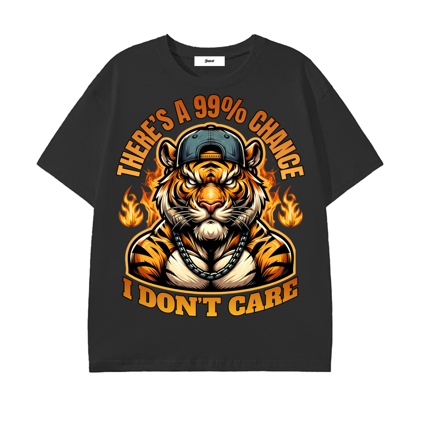 No Mercy Tiger Statement T-Shirt - Belarté