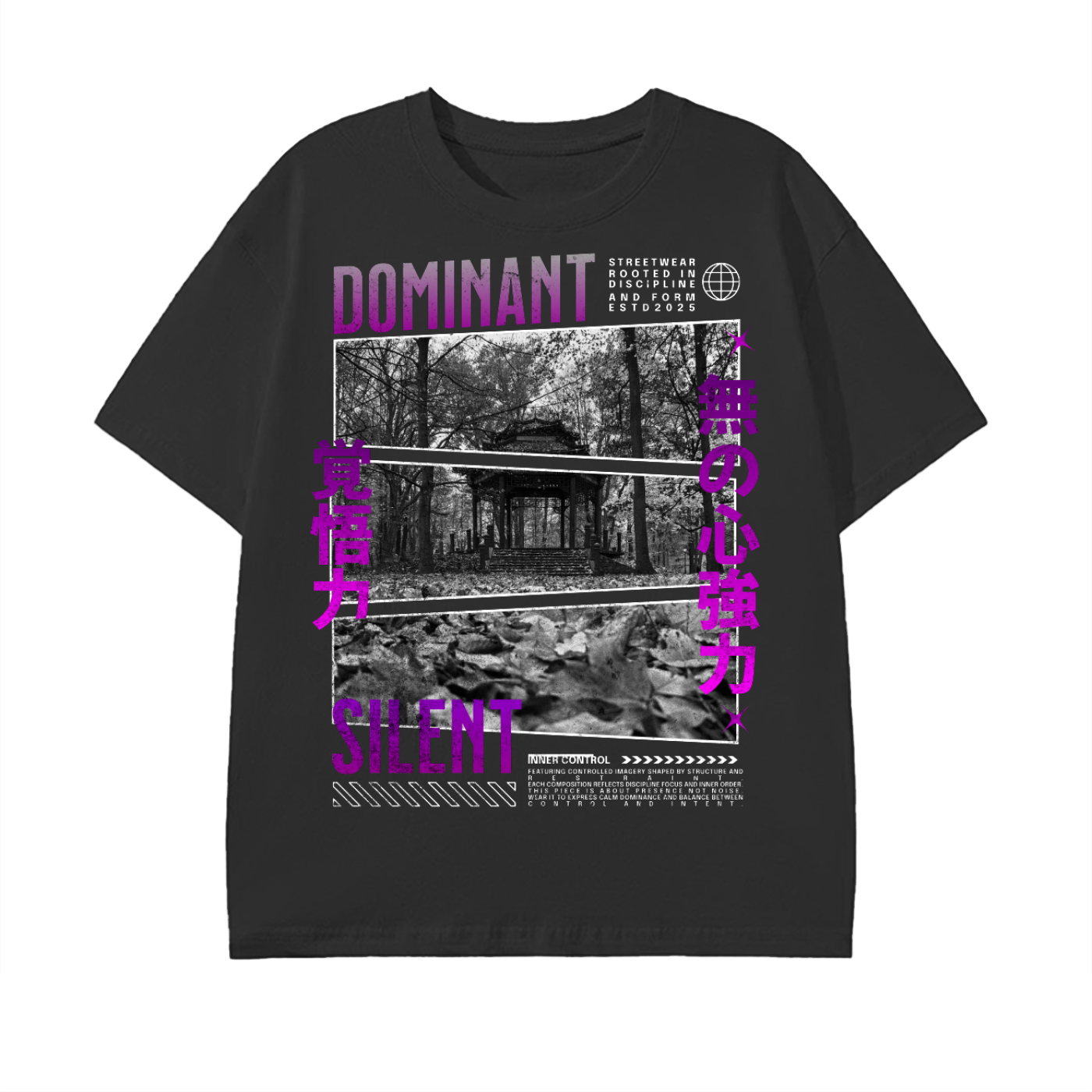 Dominant Silent Graphic T-Shirt - Belarté