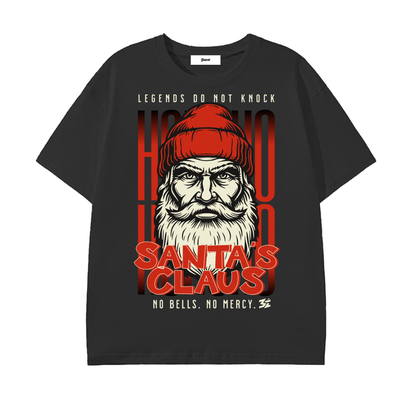 santa streetwear,dark streetwear,graphic t shirt,urban fashion,streetwear design,winter streetwear,edgy fashion,holiday streetwear,collector streetwear,bold graphic tee
