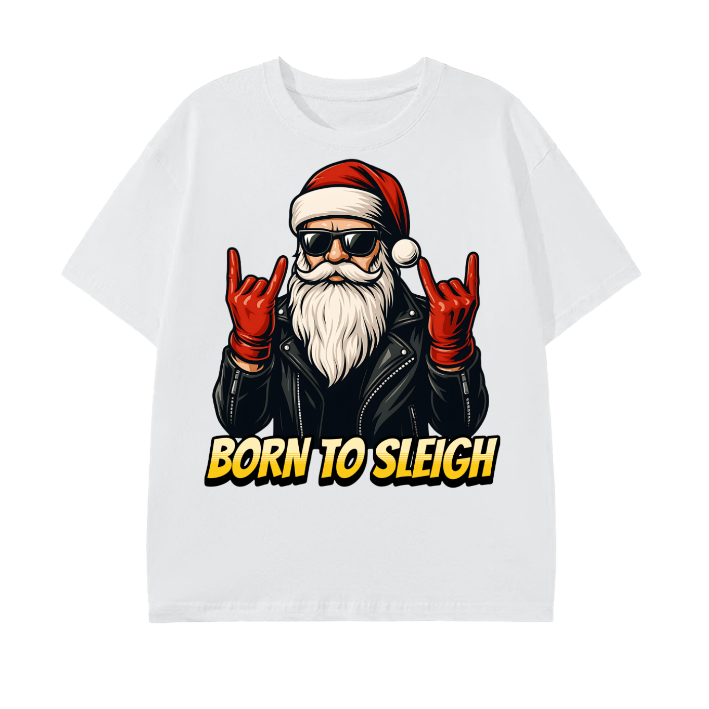 santa claus,christmas, rock,metal,funny christmas,santa,holiday humor,rock and roll,christmas party,cool santa,santa vibes