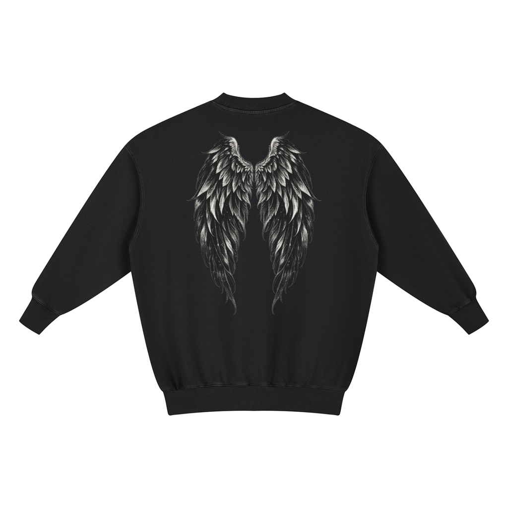 Belarté Fallen Angel women's oversized vintage washed sweatshirt dress - product image 10 of 13