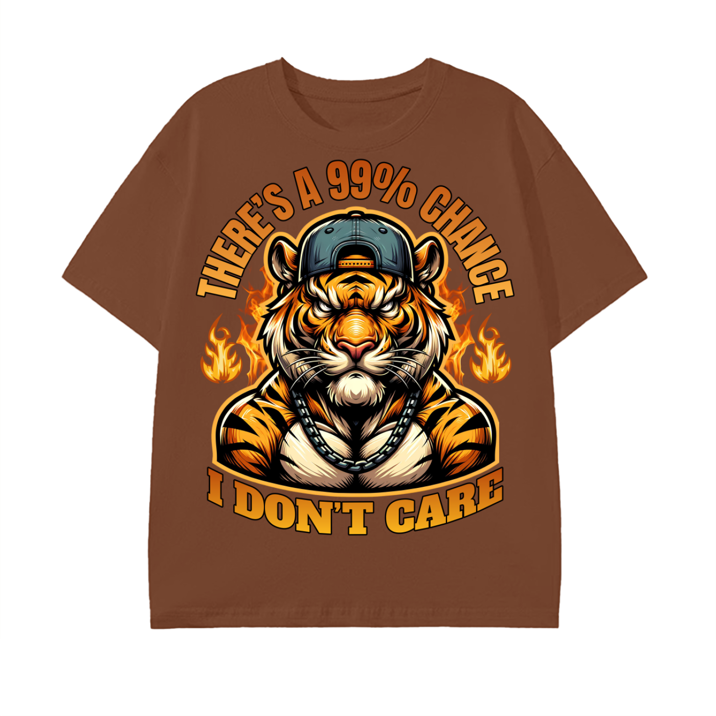 No Mercy Tiger Statement T-Shirt - Belarté