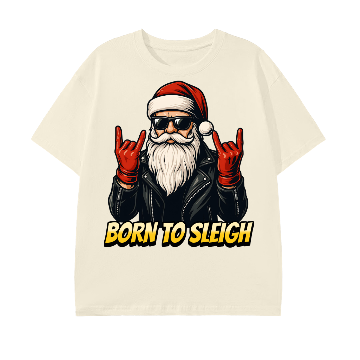 santa claus,christmas, rock,metal,funny christmas,santa,holiday humor,rock and roll,christmas party,cool santa,santa vibes