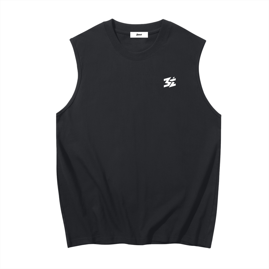 Belarté Black Essential Logo Tank Top