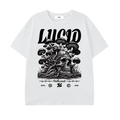 Lucid Mushroom Skull Graphic T-Shirt - Belarté