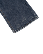 Belarté Men’s Washed Wide Leg Denim Jeans - denim texture detail