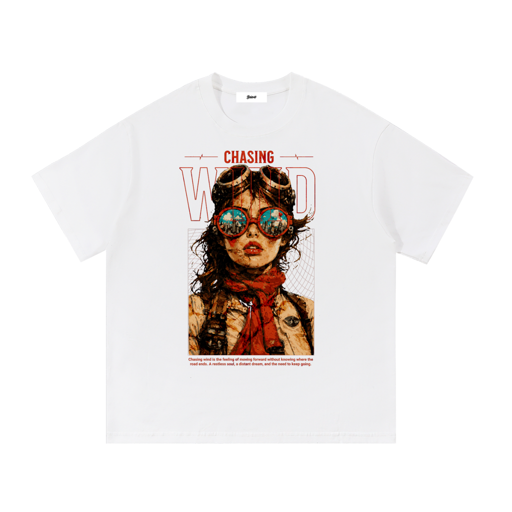 Vintage Aviator Wind Graphic Streetwear T-Shirt - Belarté
