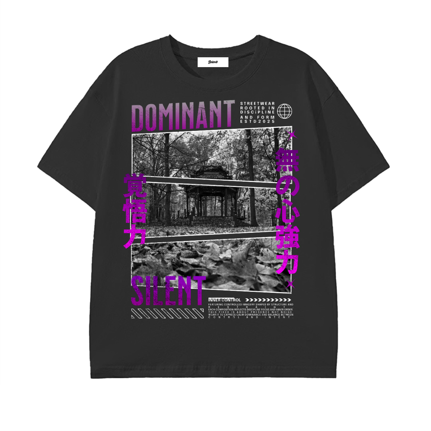Dominant Silent Graphic T-Shirt - Belarté