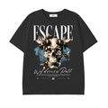 Escape Skull Streetwear Graphic T-Shirt - Belarté