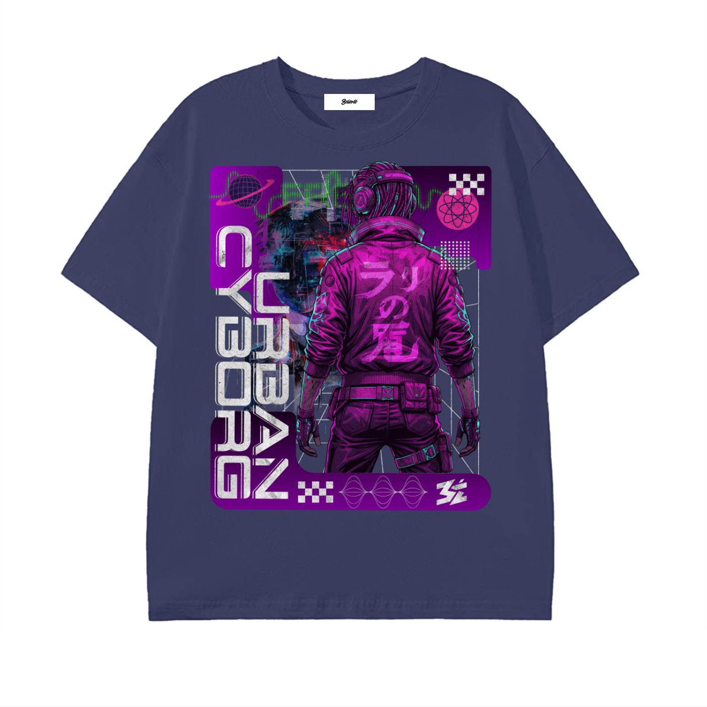 cyberpunk shirt,futuristic streetwear,neon graphic shirt,urban tech fashion,street warrior art,digital culture clothing,dark urban style,gamer fashion shirt,cyber street style,futuristic graphic tee