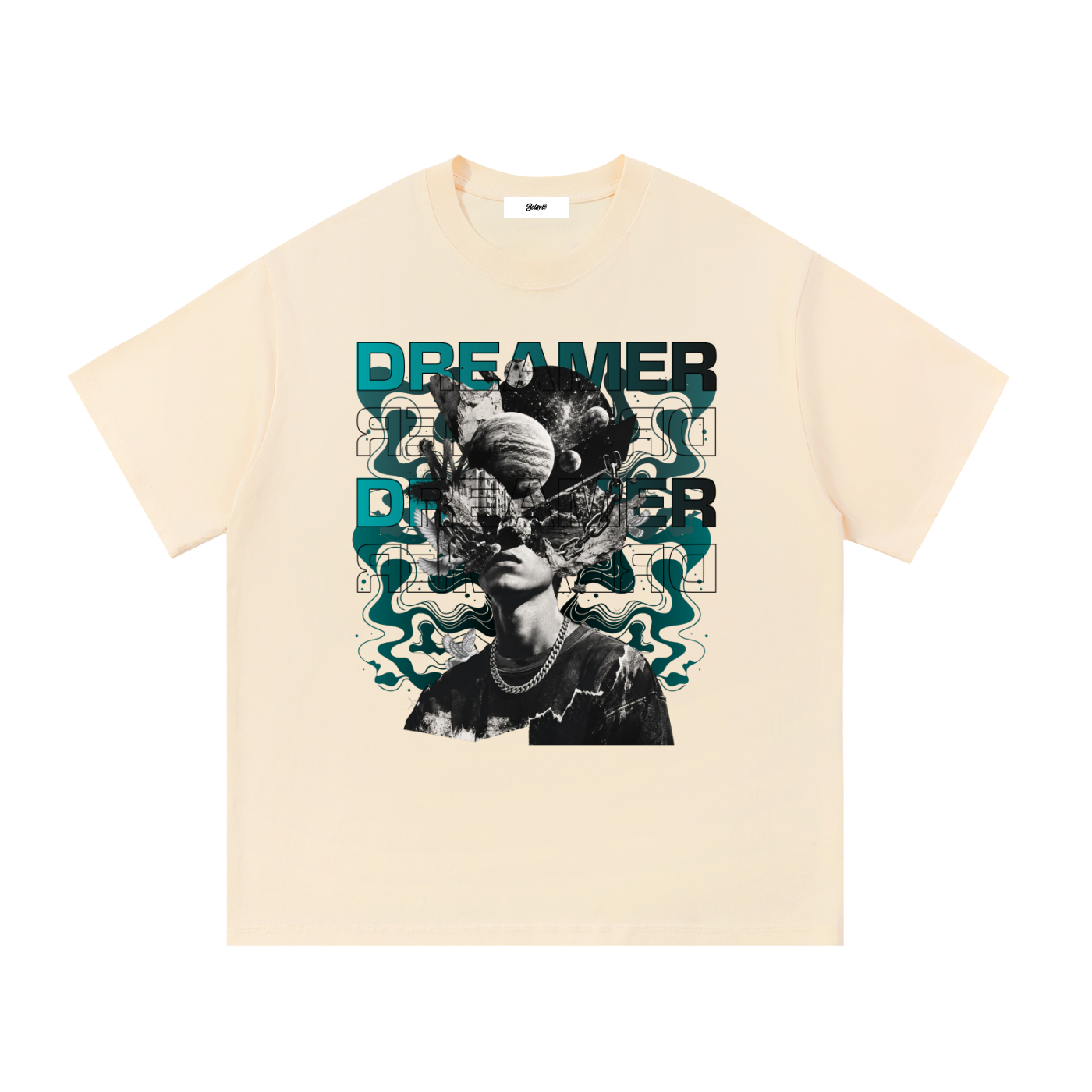 Dreamer Cosmic Streetwear Graphic T Shirt - Belarté