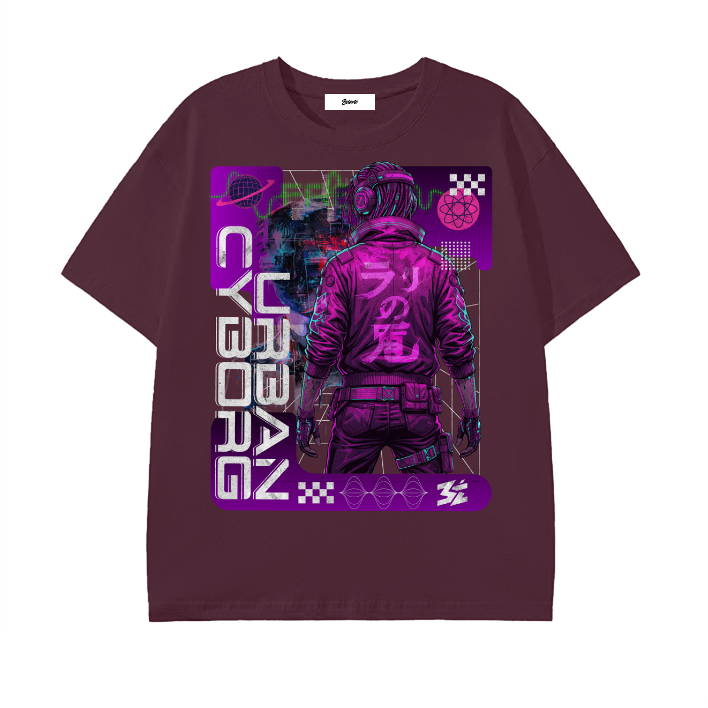 cyberpunk shirt,futuristic streetwear,neon graphic shirt,urban tech fashion,street warrior art,digital culture clothing,dark urban style,gamer fashion shirt,cyber street style,futuristic graphic tee