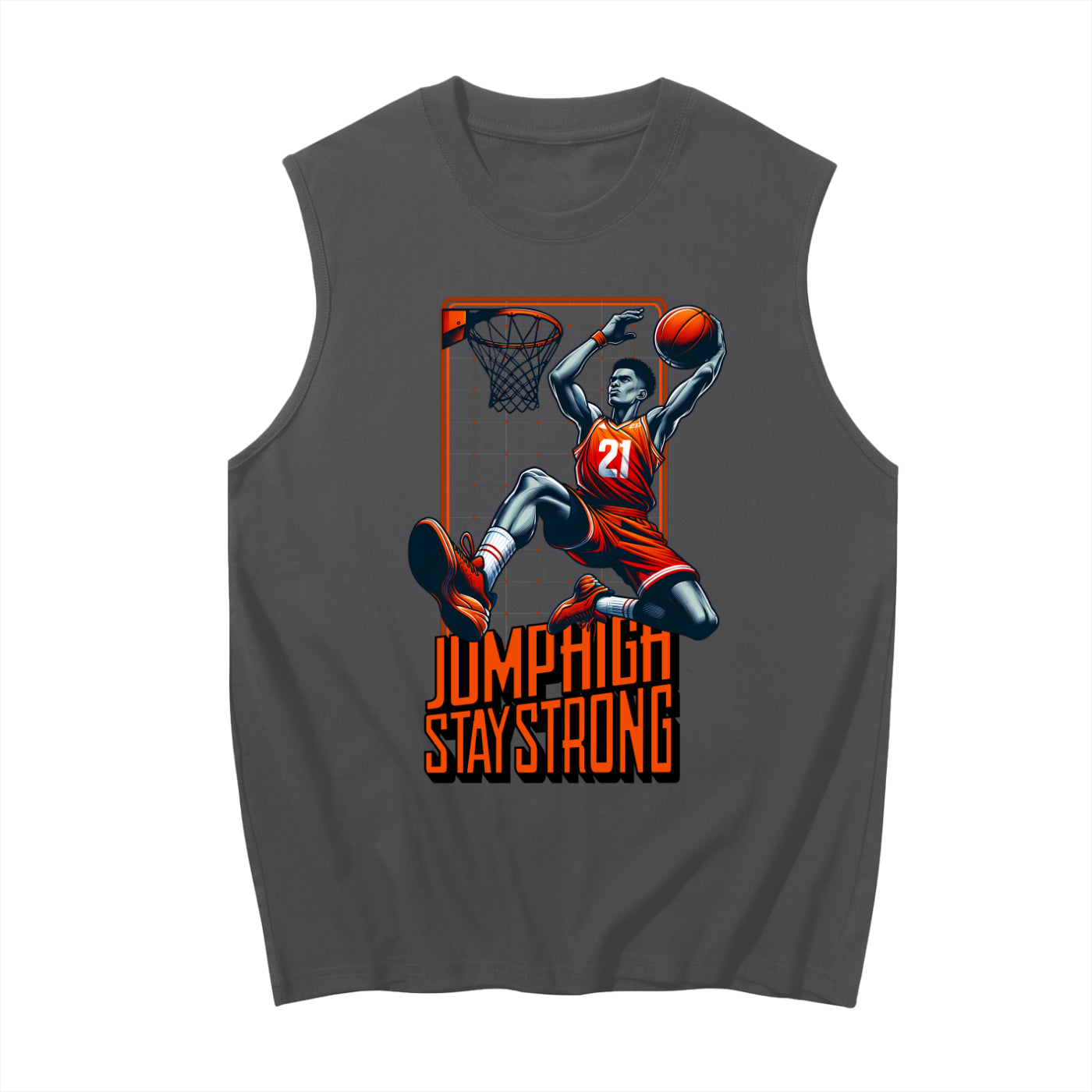 jump high stay strong,basketball dunk,basketball player,sports motivation,streetwear sports,gym motivation,athlete mindset,basketball art,sports illustration,fitness culture