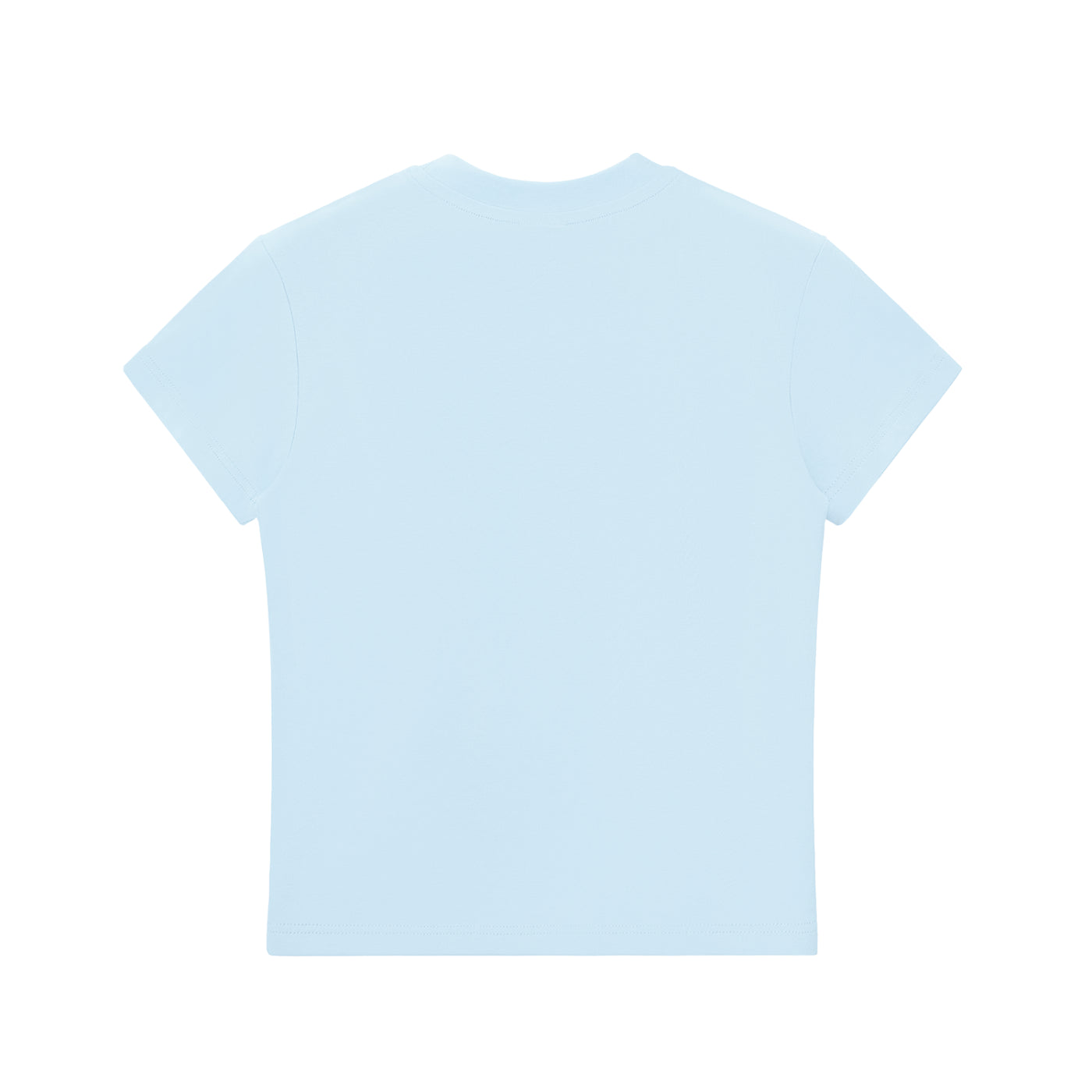 casual fitted tee,basic crop top
