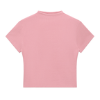 Womens Slim Fit Mock Neck Crop T Shirt - Belarté