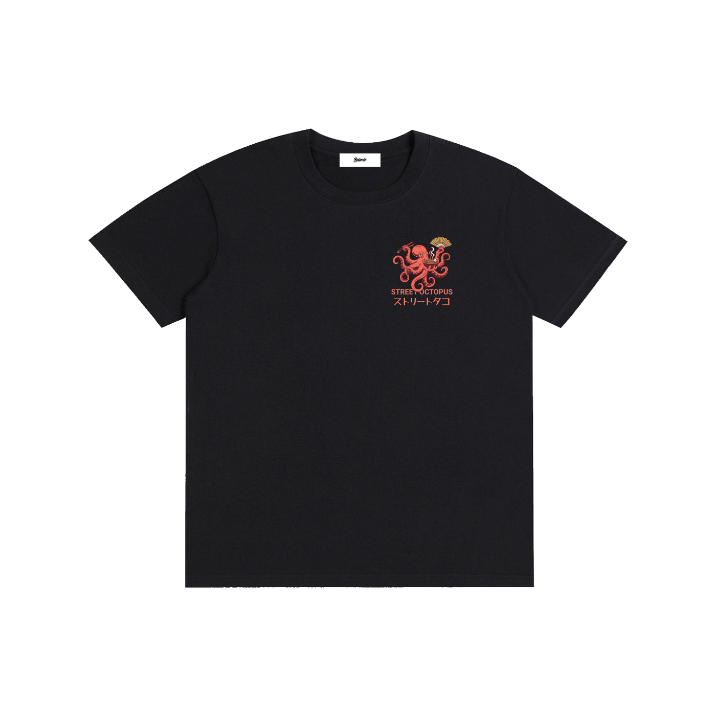 osaka street octopus,japanese streetwear,octopus graphic shirt,urban japan design,street art apparel,ramen octopus shirt,osaka fashion,anime street style,japanese culture tee,city inspired streetwear