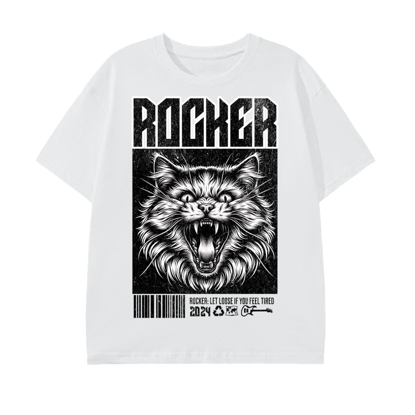 rocker wildcat,wild cat,rebel style,punk rock,streetwear art,roaring cat,music lover,animal rage,tattoo vibes,vintage rock