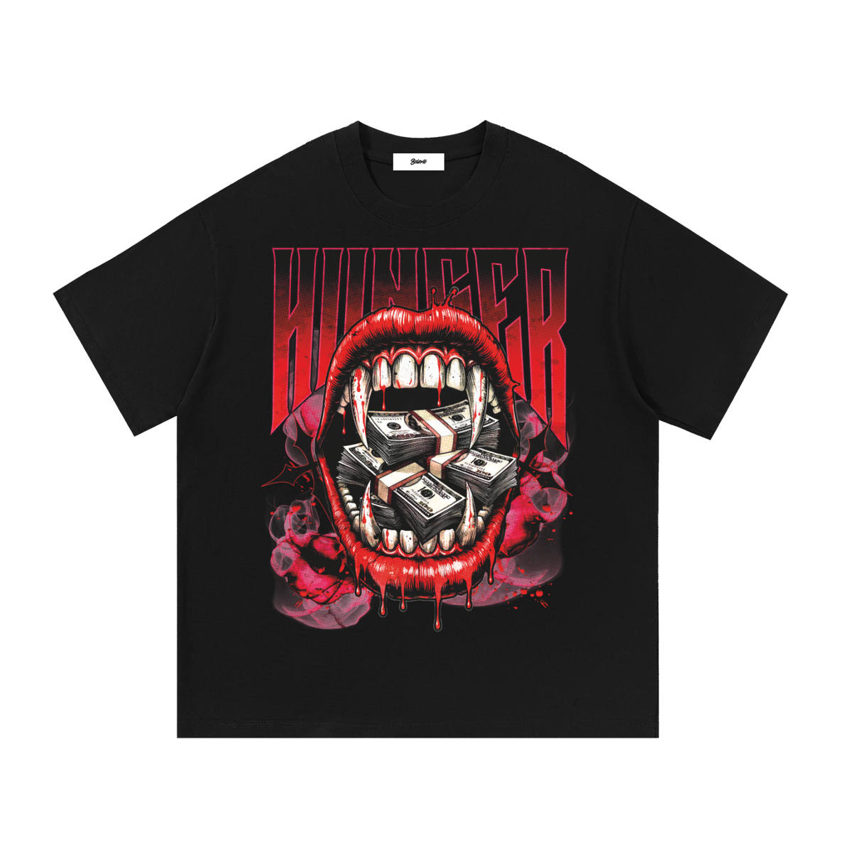 T-shirt grafica in cotone Hunger Vampire Belarté, vista frontale