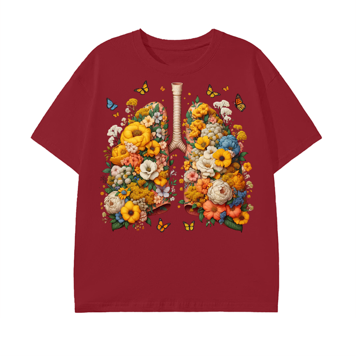 Blooming Lungs Botanical T-Shirt - Belarté