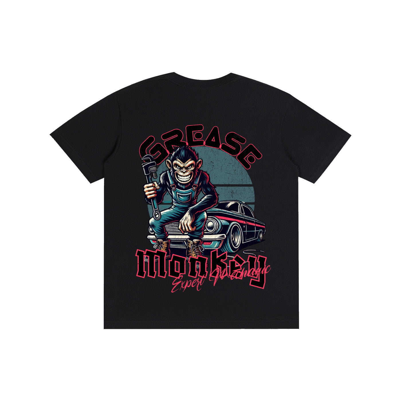 grease monkey expert,grease monkey,mechanic shirt,car mechanic,muscle car art,garage life,automotive culture,retro streetwear,car lover gift,mechanic art