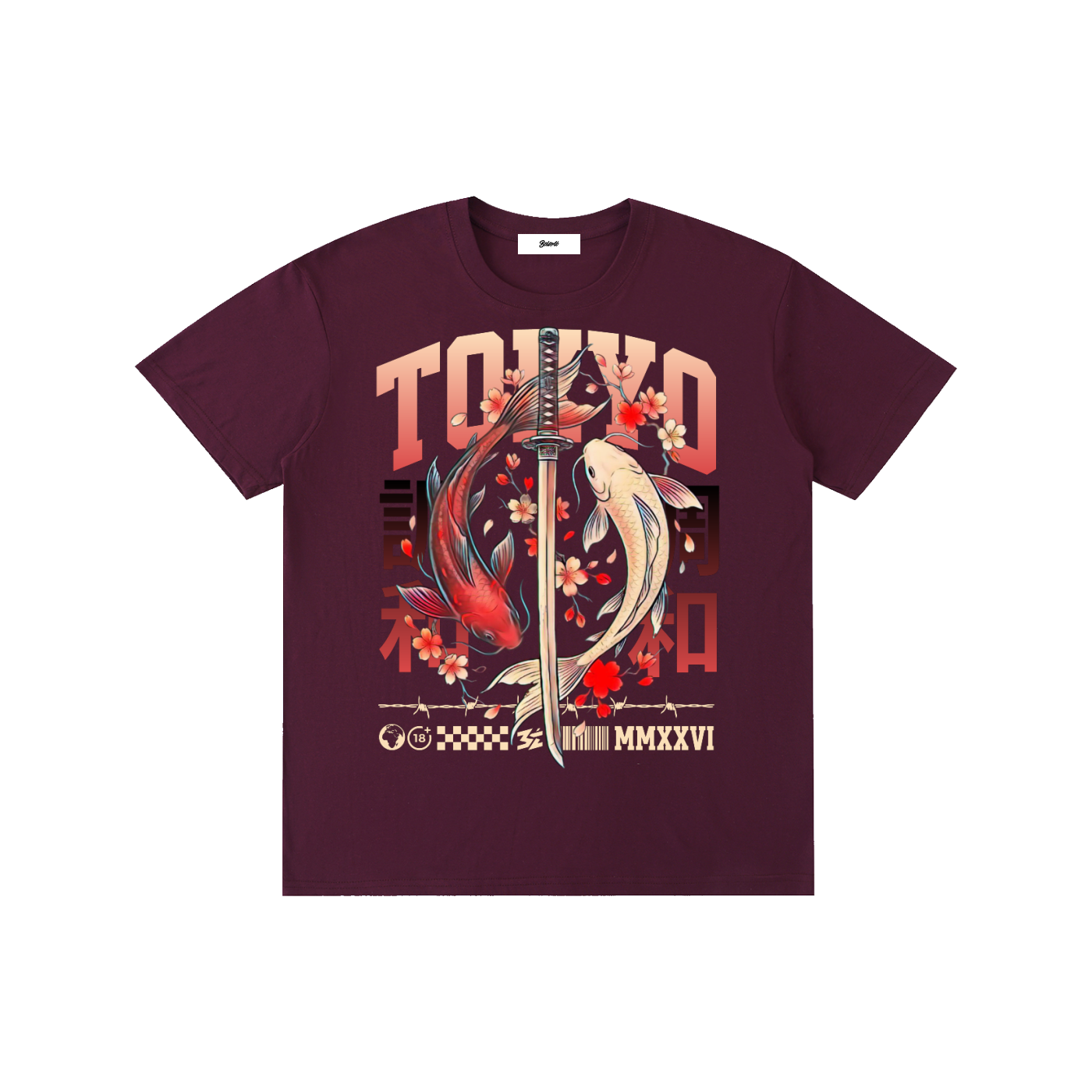 Tokyo Koi Samurai T-Shirt - Belarté