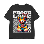 Peace And Love Teddy T-shirt - Belarté