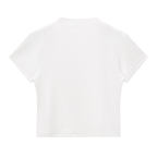Womens Slim Fit Mock Neck Crop T Shirt - Belarté