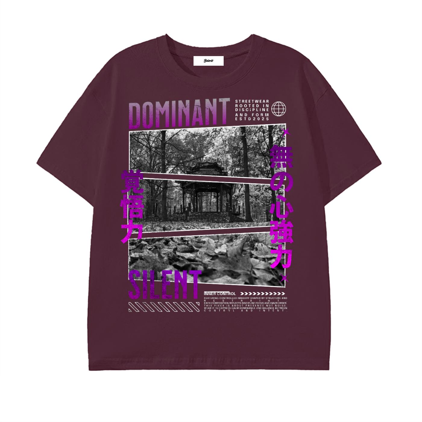 Dominant Silent Graphic T-Shirt - Belarté